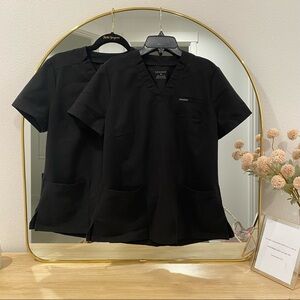 (2) Jaanuu Scrub Tops